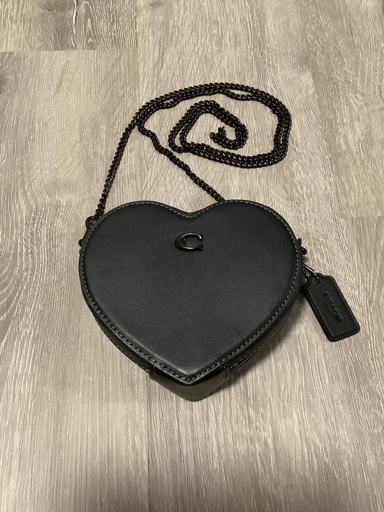 Coach Handbags - Coach black heart crossbody bag